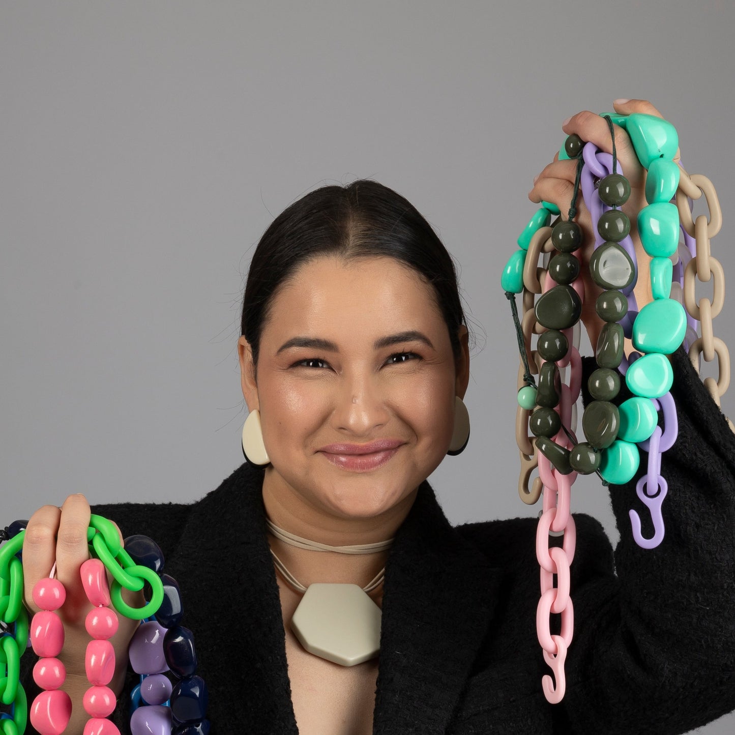 The Modern Star Necklace - Off White