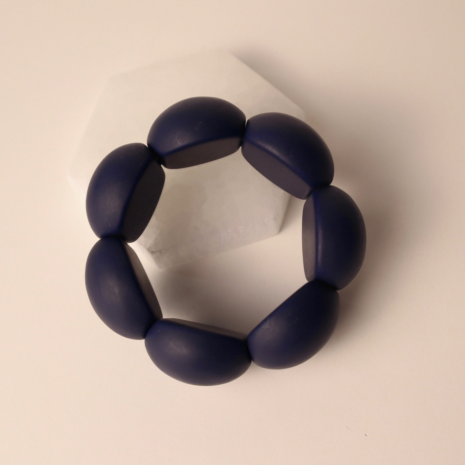 Spherical Beads Bracelet - Navy Blue