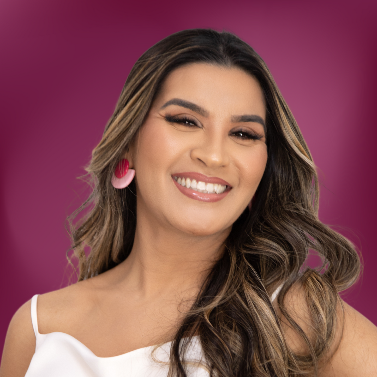 Deco Earrings - Baby Pink