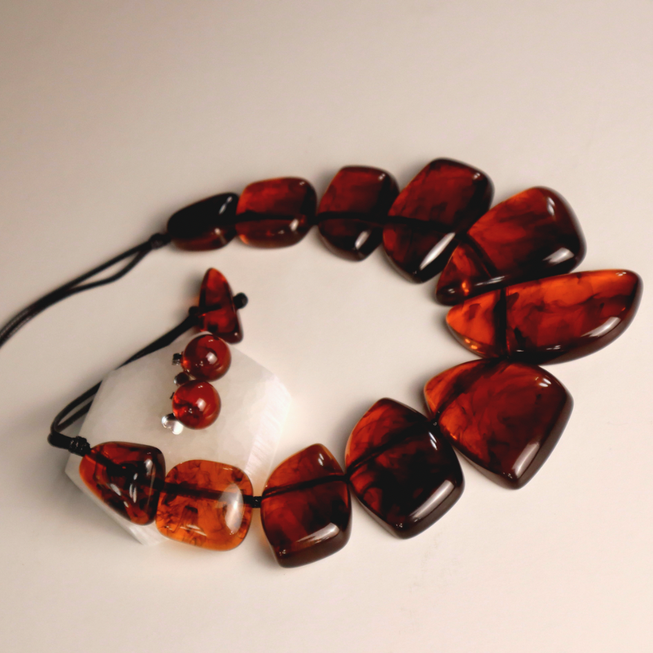 Drops Necklace - Honey