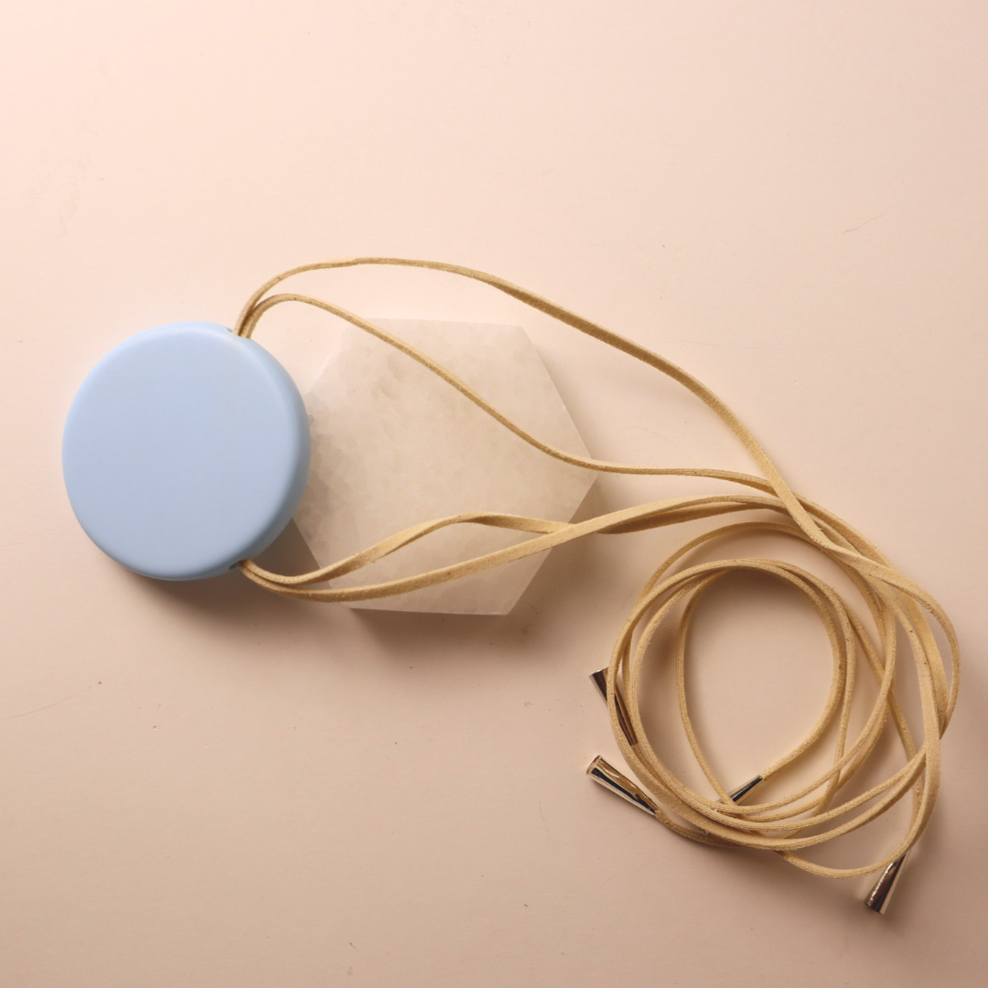 The Modern Pendant Necklace - Baby Blue