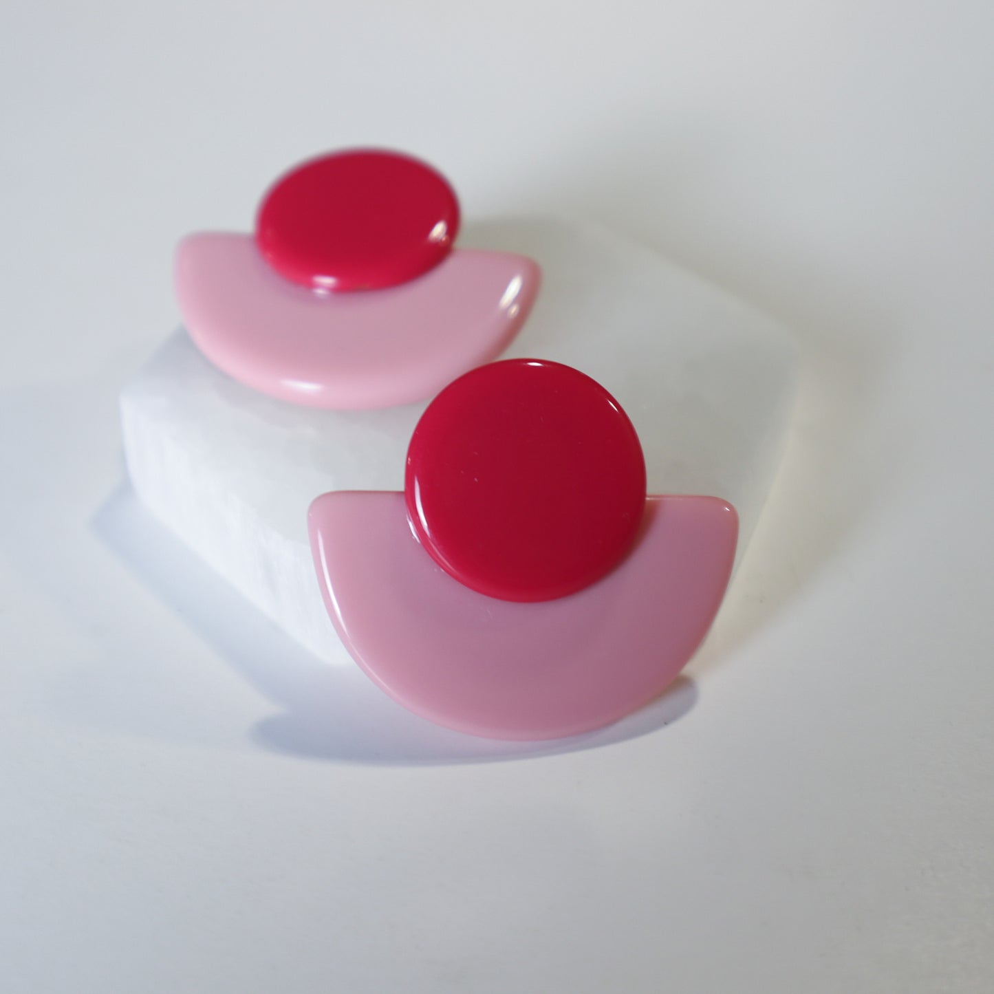 Deco Earrings - Baby Pink