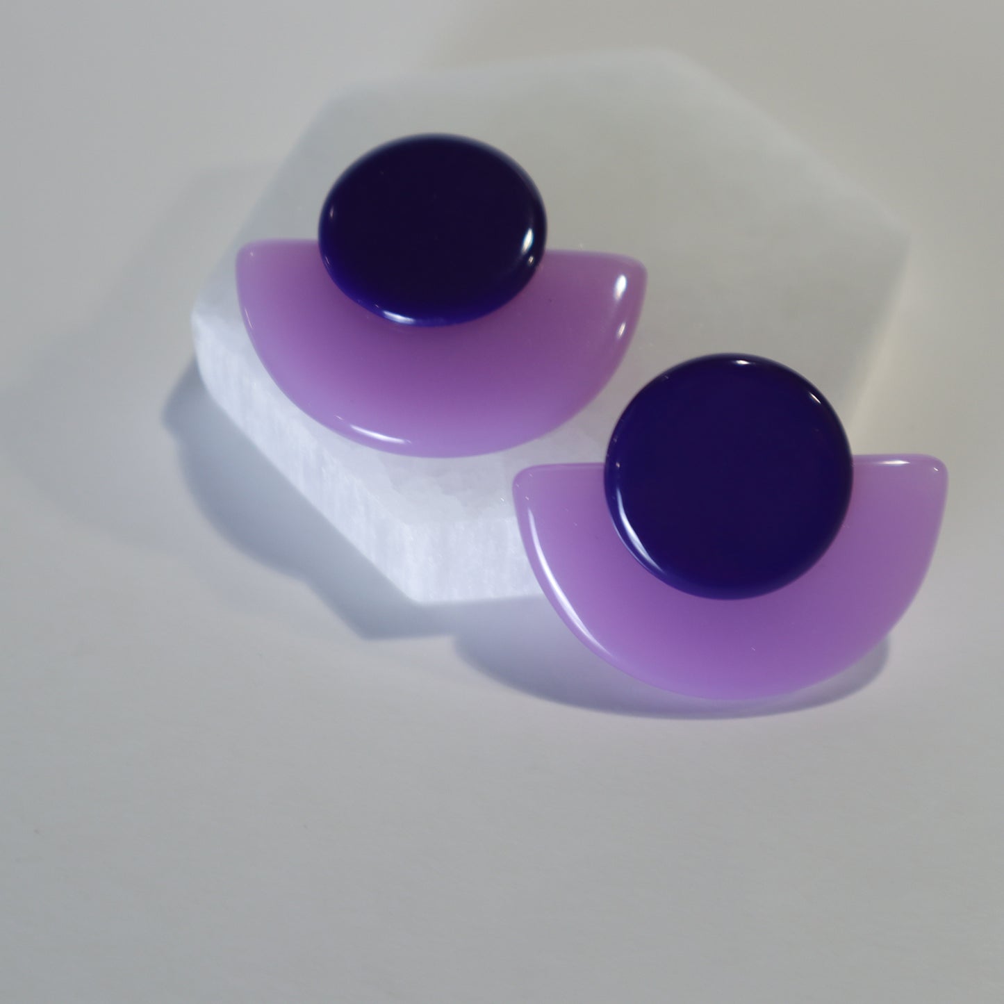 Deco Earrings - Lavender