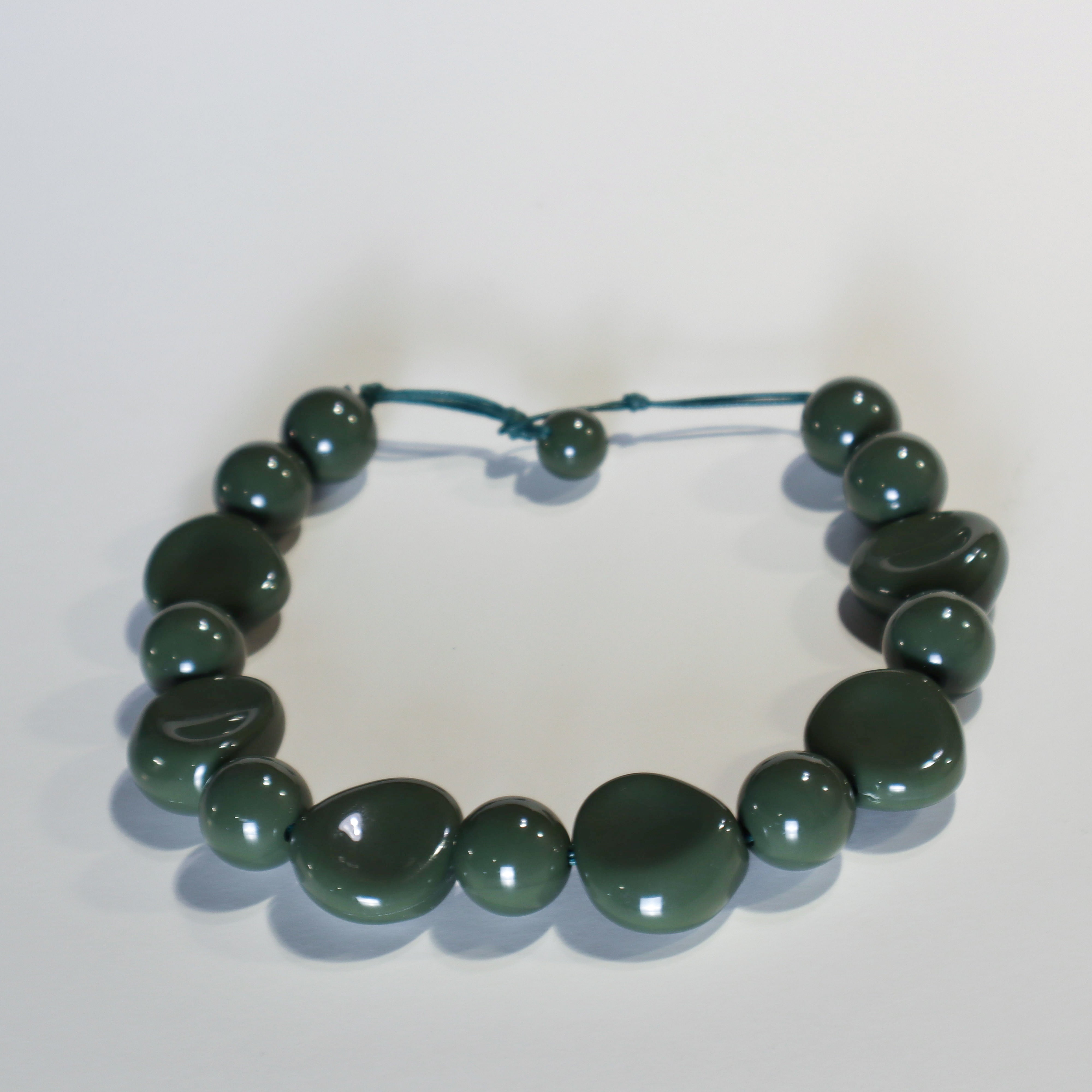 Army cheap green necklace