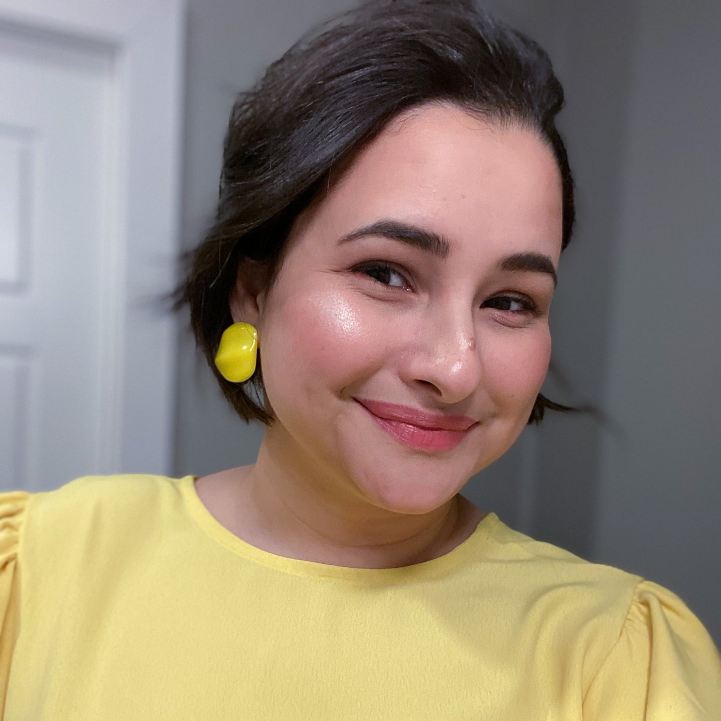 Wavy Earrings - True Yellow