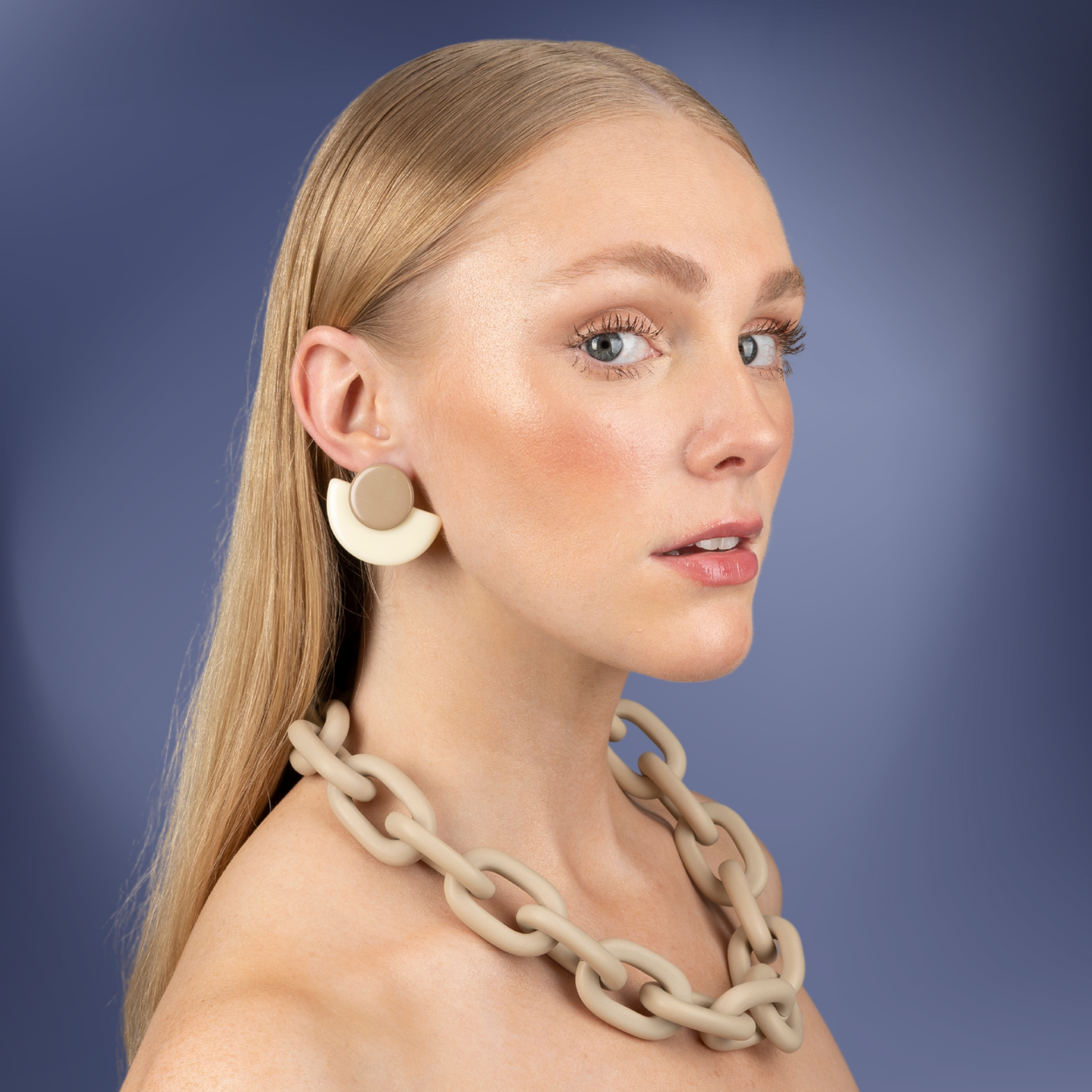 Deco Earrings - Off White