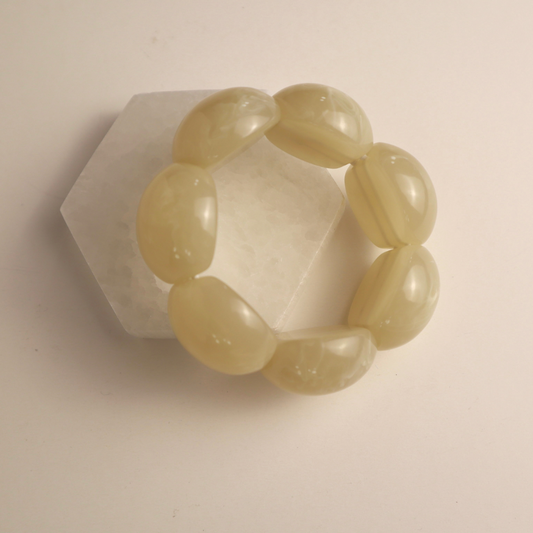 Spherical Beads Bracelet - Off-White