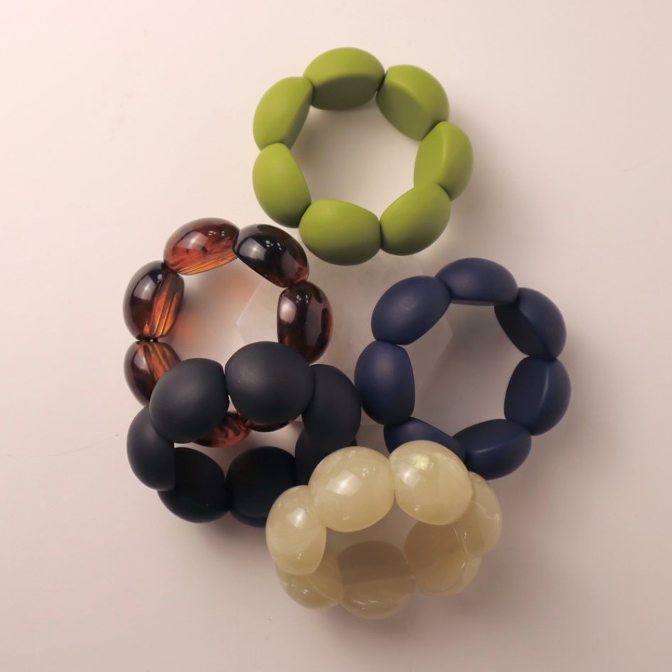 Spherical Beads Bracelet - Sage Green